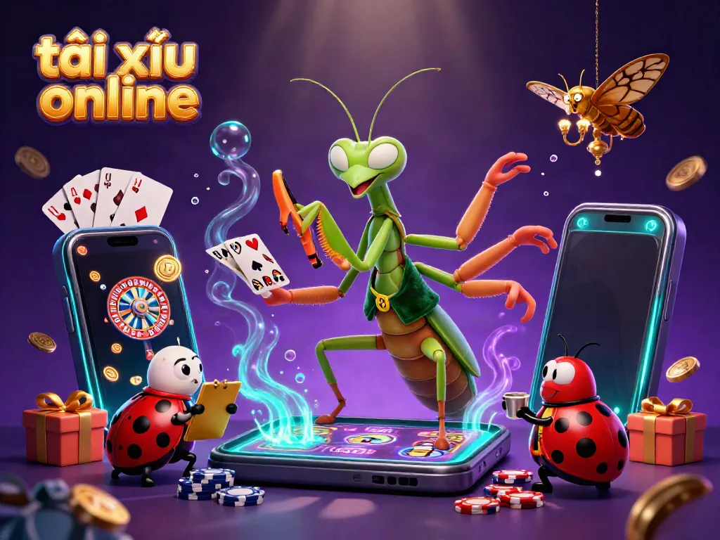 Engage in exciting tài xỉu online gaming with dynamic characters and rich casino elements