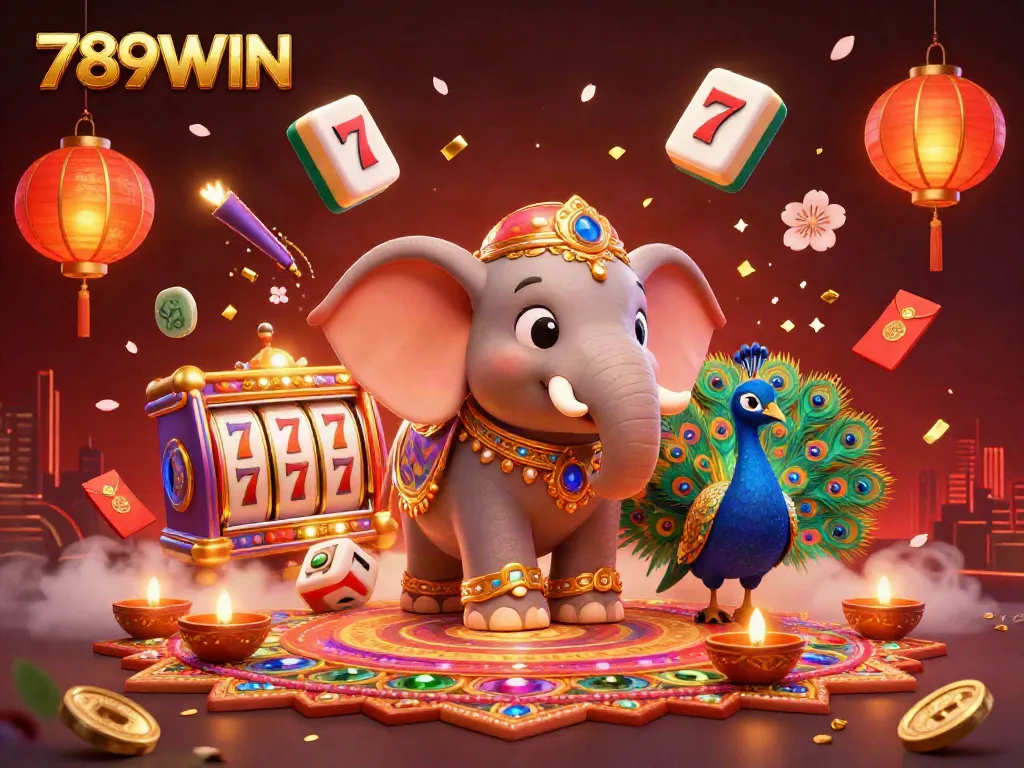 Engage with exciting slots at 789WIN featuring vibrant illustrations of luck and celebration.