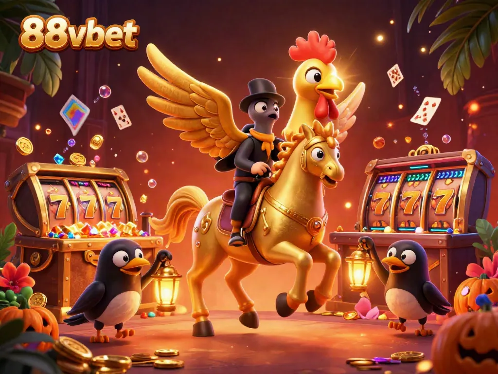 Engage in thrilling adventures at 88vbet's vibrant casino, where headless horsemen and golden treasures await.
