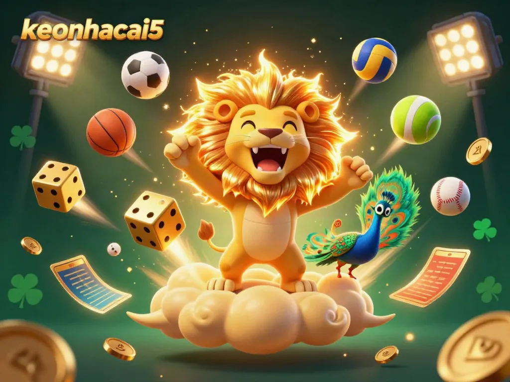 Experience the thrill of keonhacai5 sports betting with vibrant elements and dynamic visuals.