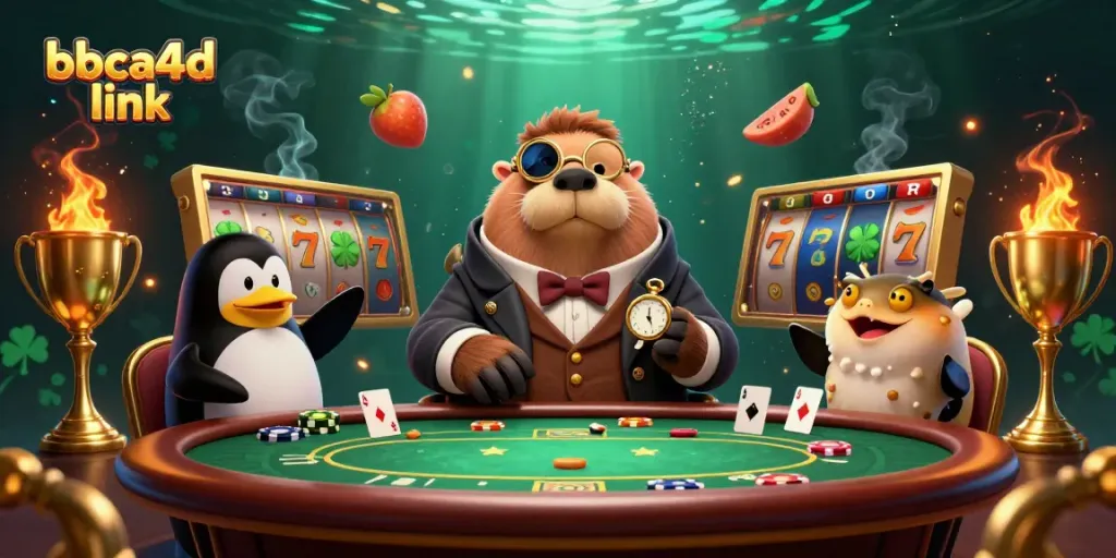 Permainan slot online seru menggunakan bbca4d link yang menghadirkan suasana kasino di bawah laut.