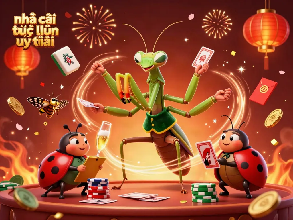 Experience excitement with nhà cái trực tuyến uy tín in a vibrant casino scene featuring unique characters and dynamics.