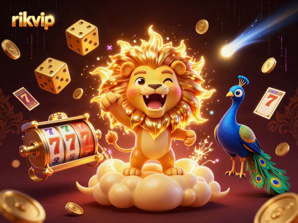 rikvip showcases vibrant and engaging gameplay with captivating casino elements in a stunning 3D scene.