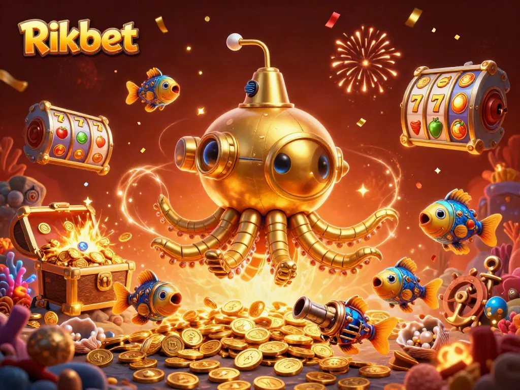 Experience thrilling gameplay with Rikbet in a vibrant, treasure-filled casino adventure.