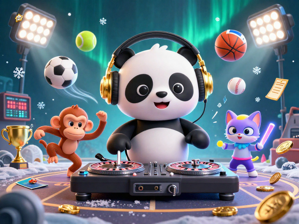 Engage with SHBET’s vibrant 3D casino scene featuring playful characters and dynamic sports elements.