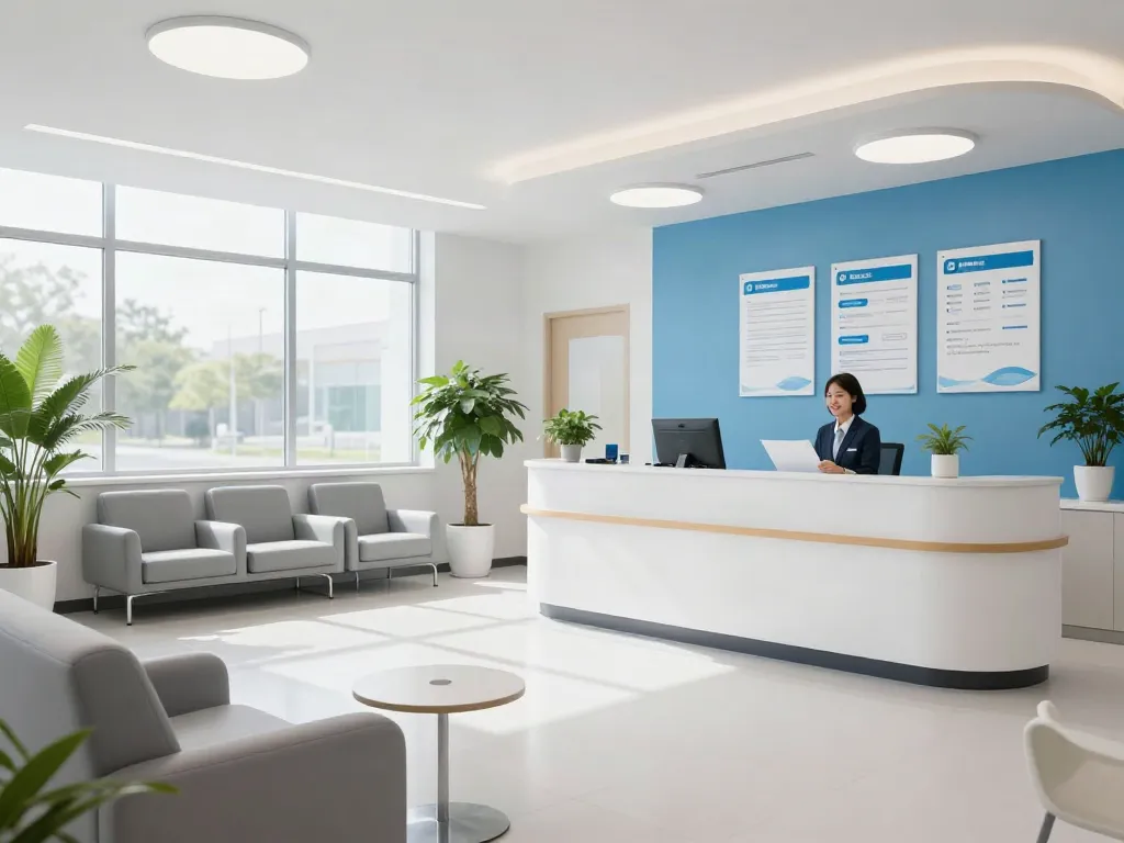 situs toto - trusted healthcare provider with compassionate patient care in a modern health clinic setting.