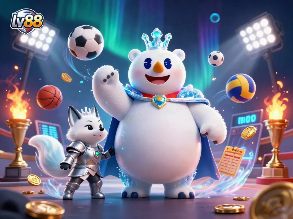 Experience thrilling gaming action with the lv88 polar bear king and dynamic sports elements.