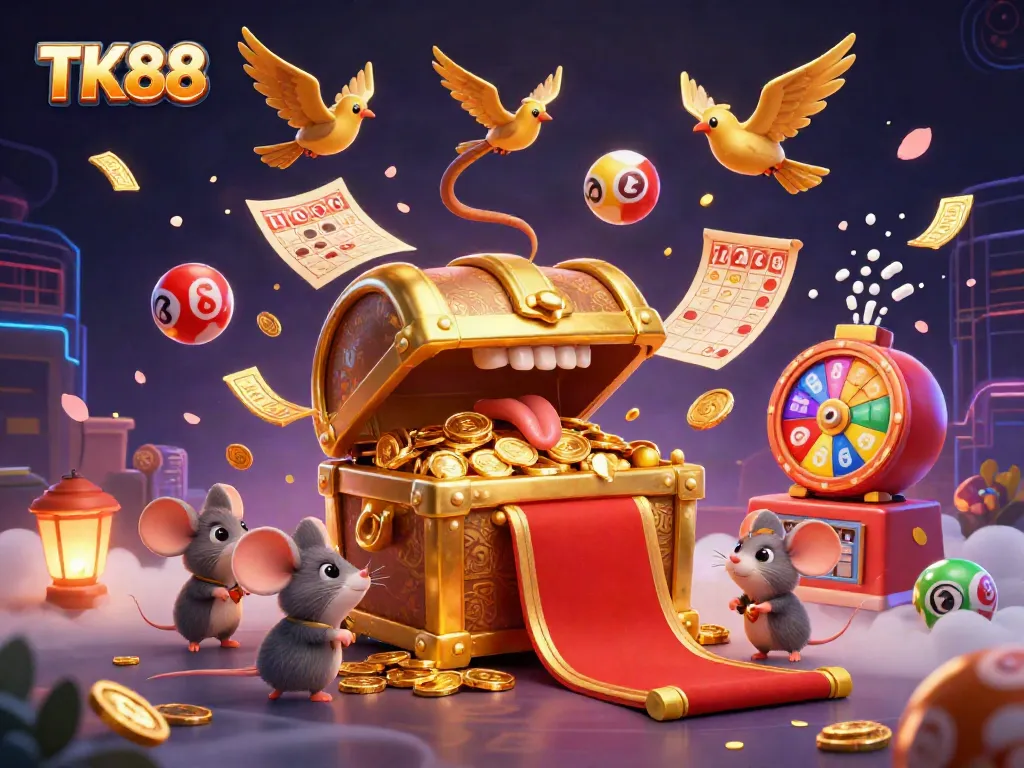 Join the adventure with TK88 where players explore vibrant lottery winnings with treasure at their fingertips.