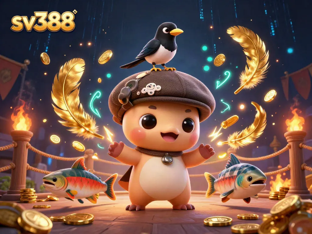 Engage in exhilarating gameplay at SV388 with vibrant characters in a thrilling setting.