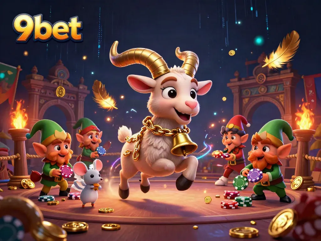 Engage with thrilling 9bet casino action featuring Krampus, angels, and elf gremlins.