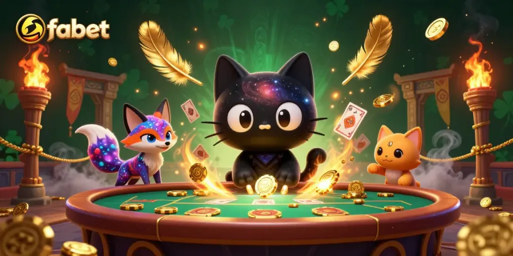 Experience fabet's thrilling cosmic casino magic with interactive gameplay and vibrant characters!